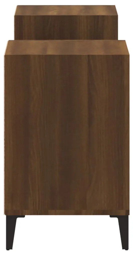 vidaXL Έπιπλο Τηλεόρασης Καφέ Δρυς 160x35x55 εκ. Επεξεργασμένο Ξύλο