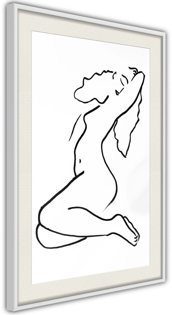 Αφίσα - Coquettish Pose - 20x30 - Χρυσό - Χωρίς πασπαρτού