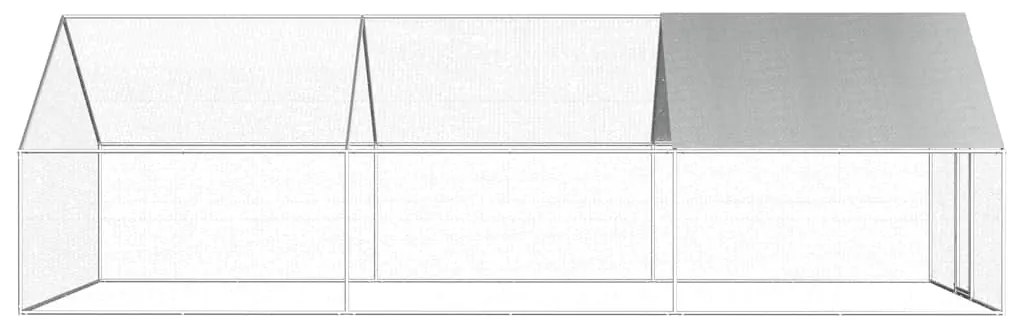 vidaXL Κοτέτσι - Κλουβί Εξωτ.Χώρου 2,75x6x1,92 μ. από Γαλβανισμένο Χάλυβα