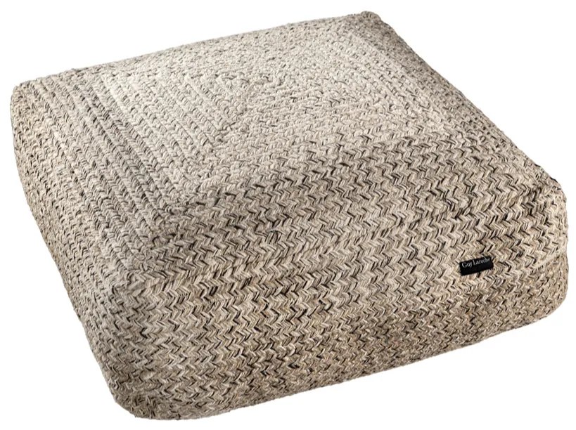 Πουφ (65x65x30) Guy Laroche Boho Shades Wenge