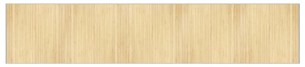 Χαλί Ορθογώνιο Ανοιχτό Φυσικό 100 x 1000 εκ. Μπαμπού - Μπεζ