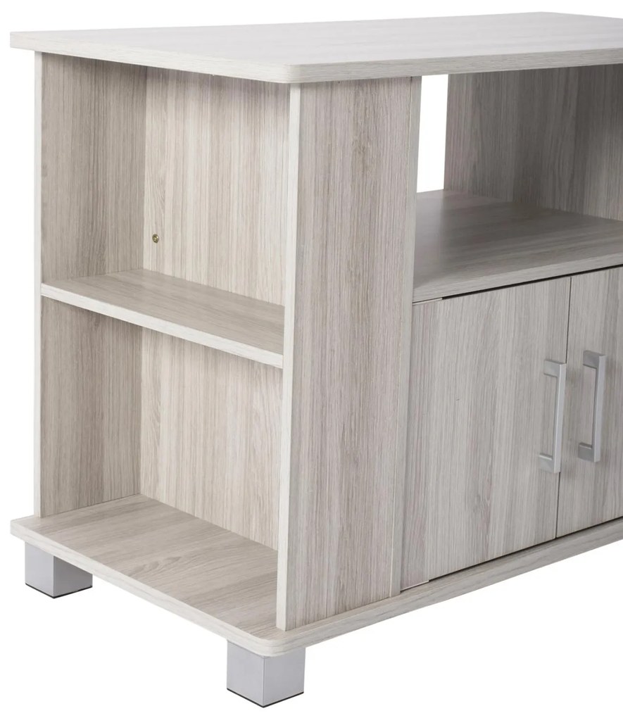 Έπιπλο Τηλεόρασης EMELIA Μελαμίνη Σταχτί 80x40x57.5Υεκ. 80x40x57.5 εκ.