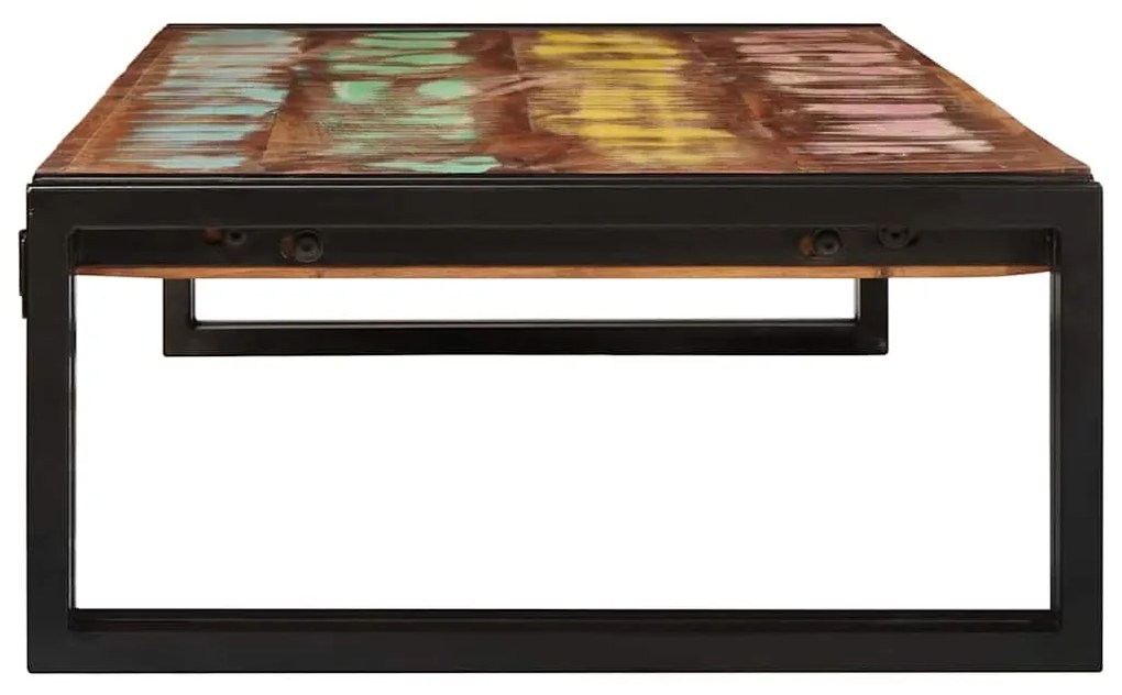 vidaXL Ράφι μπάνιου 120 x 50 x 23 εκ. Μασίφ ξύλο μάνγκο και σίδερο