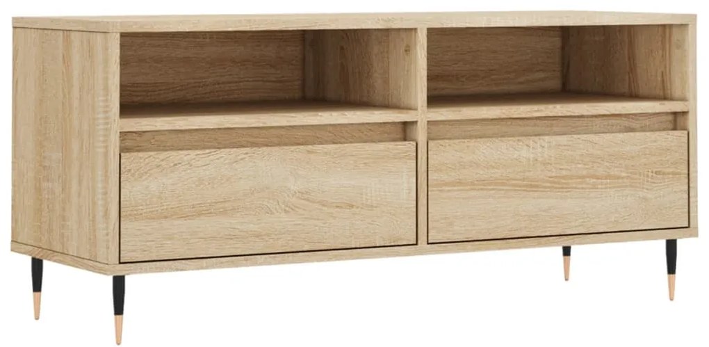 vidaXL Έπιπλο Τηλεόρασης Sonoma Δρυς 100 x 34,5 x 44,5 εκ. Επεξ. Ξύλο