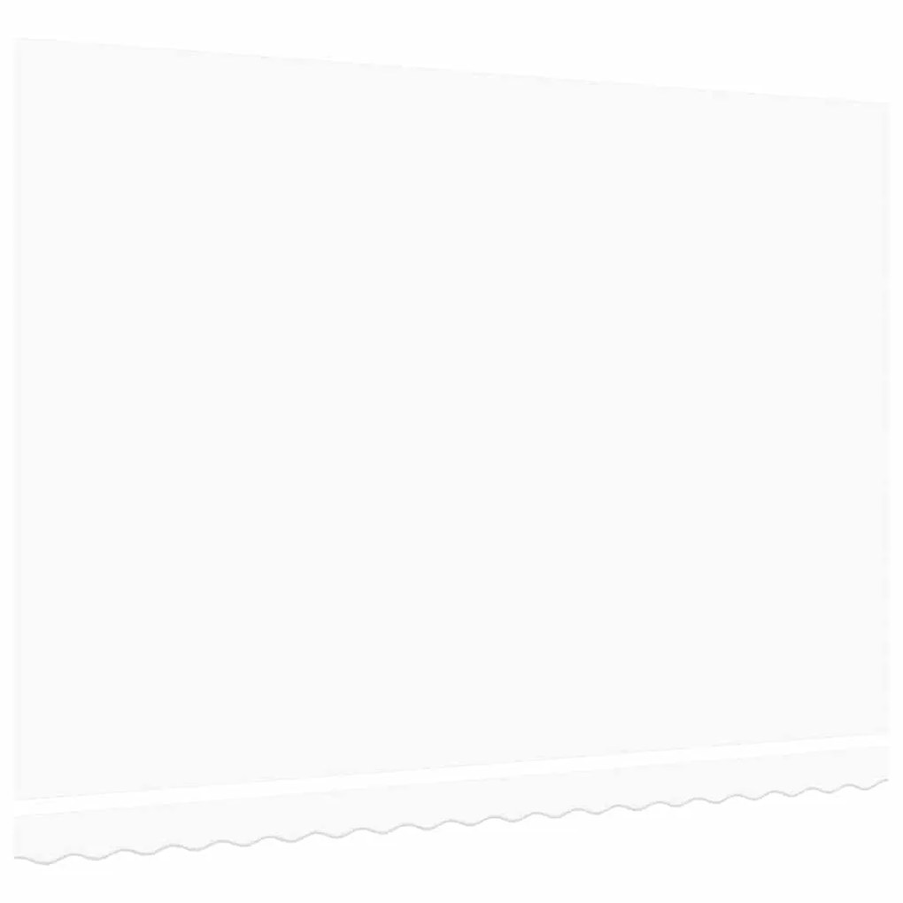 vidaXL Ύφασμα αντικατάστασης τέντας Λευκό 430 x 345 εκ. Πολυεστέρας