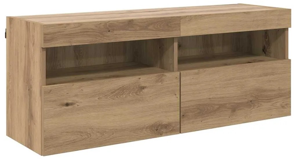 vidaXL Ντουλάπι Τηλεόρασης Τοίχου Artisan Oak 100 x 30 x 40 εκ