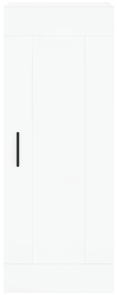 Ντουλάπι Τοίχου Λευκό 34,5 x 34 x 90 εκ. από Επεξεργασμένο Ξύλο - Λευκό