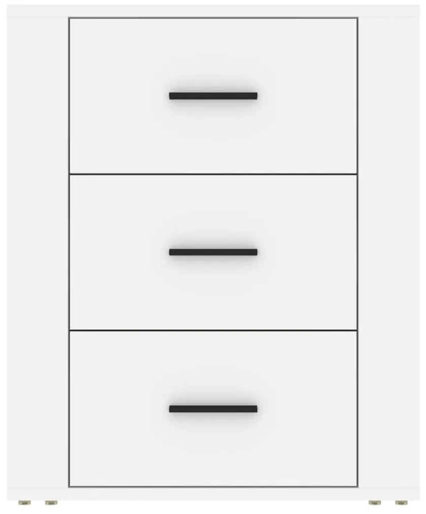 vidaXL Κομοδίνο Λευκό 50 x 36 x 60 εκ. από Επεξεργασμένο Ξύλο