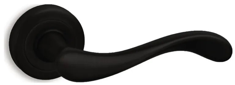 Convex 425 Ματ Μαύρο Πόμολο Μπάνιου-Ροζέτα(Ζεύγος)