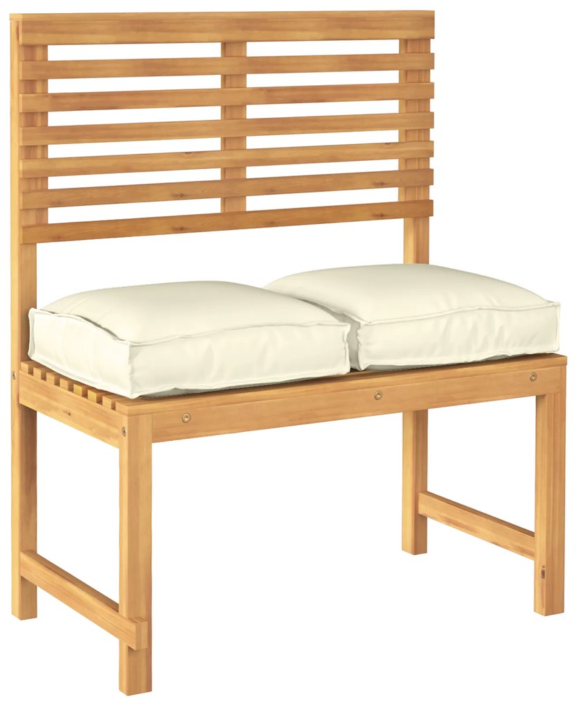 vidaXL Μαξιλάρια Παλέτας 2 τμχ Κρεμ 40 x 40 x 8 εκ. Ύφασμα Oxford.