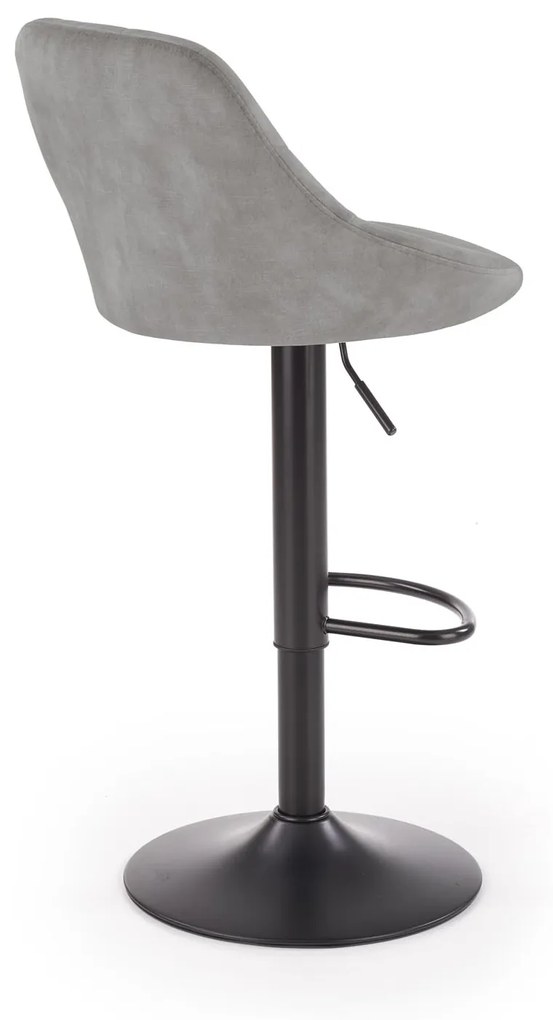 H101 bar stool grey DIOMMI V-CH-H/101-POPIELATY