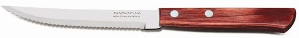 Μαχαίρι Κρέατος TR21199764 11cm Inox-Brown Tramontina Steel,Polywood