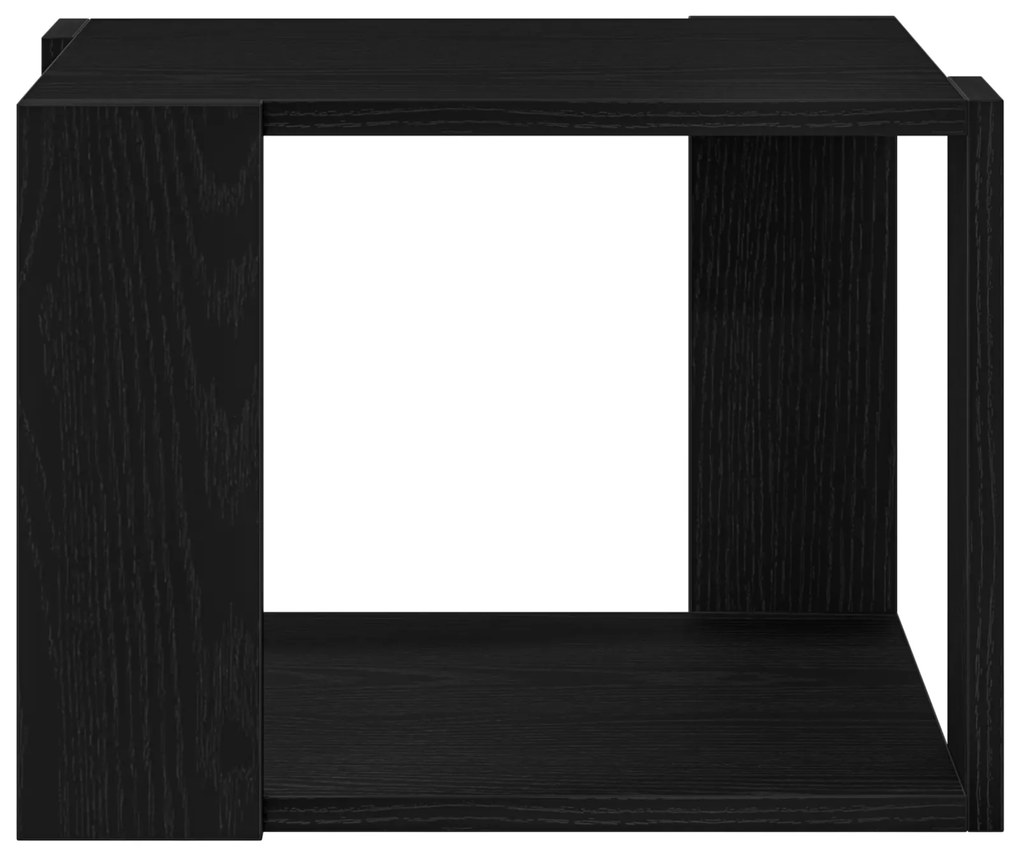 vidaXL Τραπεζάκι Καφέ Μαύρο δρυς 40x40x30 εκ. Κατασκευασμένο ξύλο