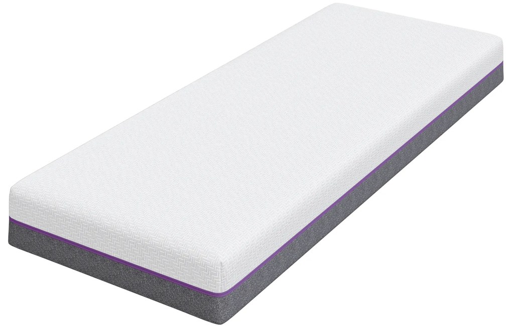 vidaXL Στρώμα Λευκό, Γκρίζο 70 x 200 cm Pěna