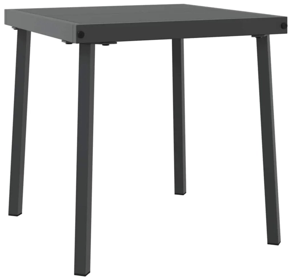 vidaXL Ήλιο-κρεβάτι 2-πρόσωπο 3 pcs Μαύρο συνθετικό ρατάν