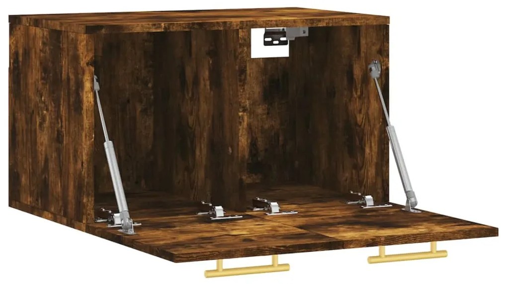 vidaXL Ντουλάπι Τοίχου Καπνιστή Δρυς 60x36,5x35 εκ. Επεξεργασμένο Ξύλο