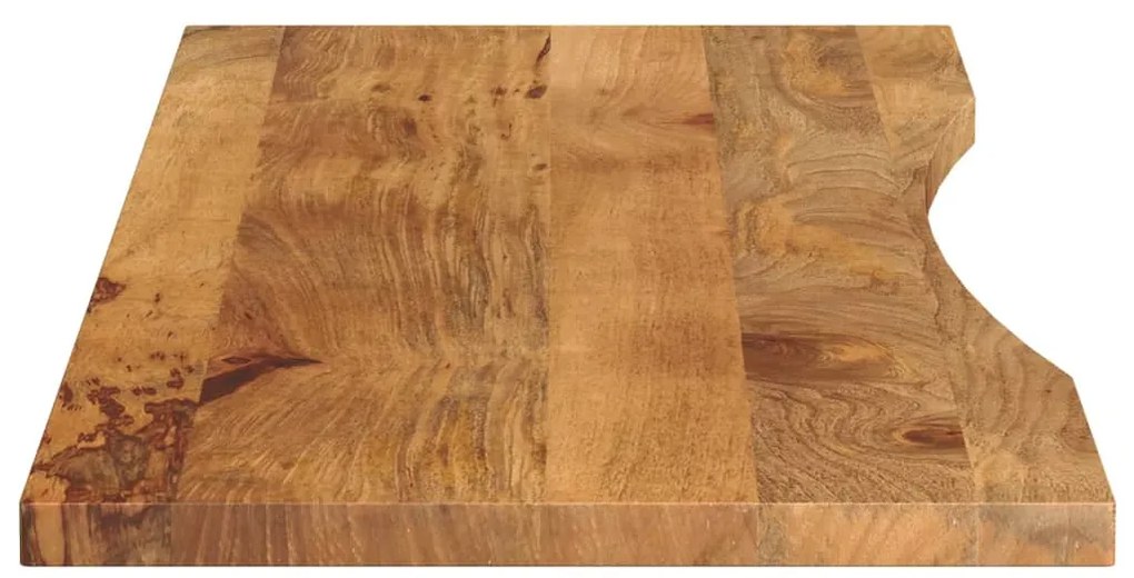 vidaXL Επιφάνεια Γραφείου Καμπύλη 160x50x2,5 εκ Μασίφ Ακατ. Μάνγκο