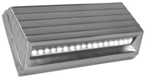 Απλίκα Φωτιστικό Τοίχου LED 3,2W Ψυχρό Φως 15x7 Lumen-3-909516600-Αλουμίνιο 3-909516600