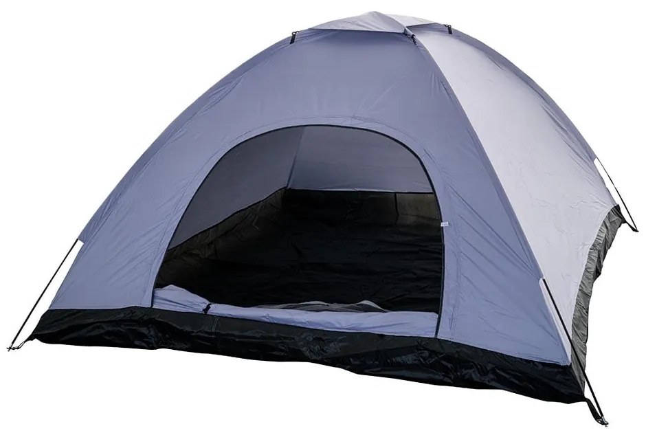 Muhler Σκηνή Camping Igloo Μπλε με Διπλό Πανί για 6 Άτομα 240x240x140εκ.