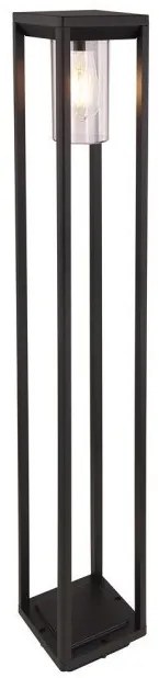 Επιδαπέδιο Φωτιστικό Κολώνα 1xΕ27 Μαύρο IP44 100cm Candela 3135S4 Globo Lighting-3135S4-Μαύρο 3135S4