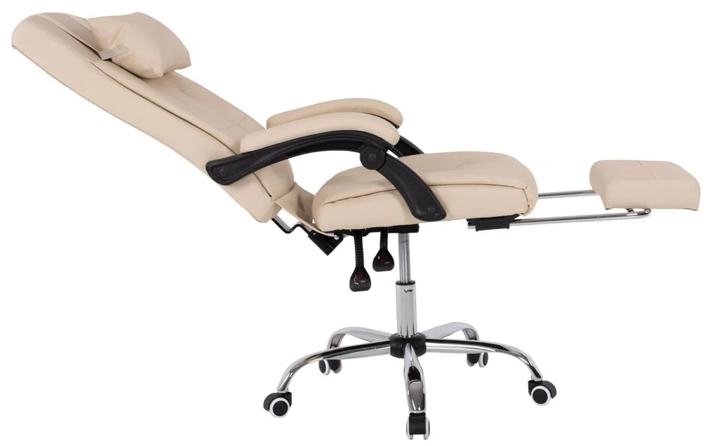 ΠΟΛΥΘΡΟΝΑ ΓΡΑΦΕΙΟΥ ΔΙΕΥΘΥΝΤΙΚΗ ΜΠΕΖ ΜΕ ΠΤΥΣΣΟΜΕΝΟ ΥΠΟΠΟΔΙΟ 58Χ71Χ128Υεκ.