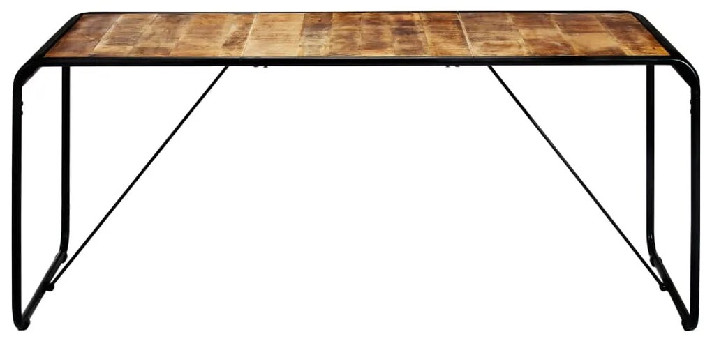 vidaXL Τραπεζαρία 180 x 90 x 76 εκ. από Μασίφ Ακατέργαστο Ξύλο Μάνγκο