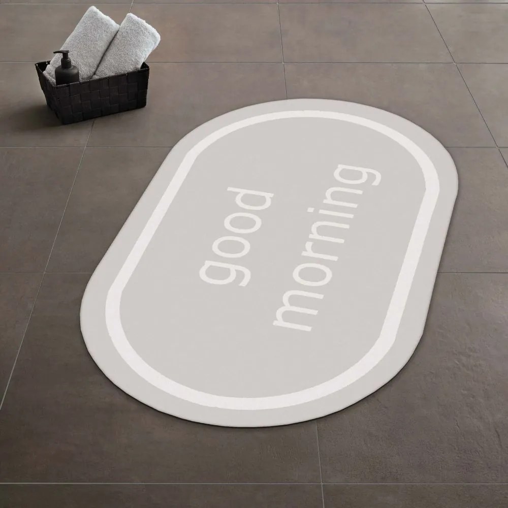 Πατάκι Μπάνιου Morning 9177 158 Oyster Kleine Wolke 50 X 80 Rubber