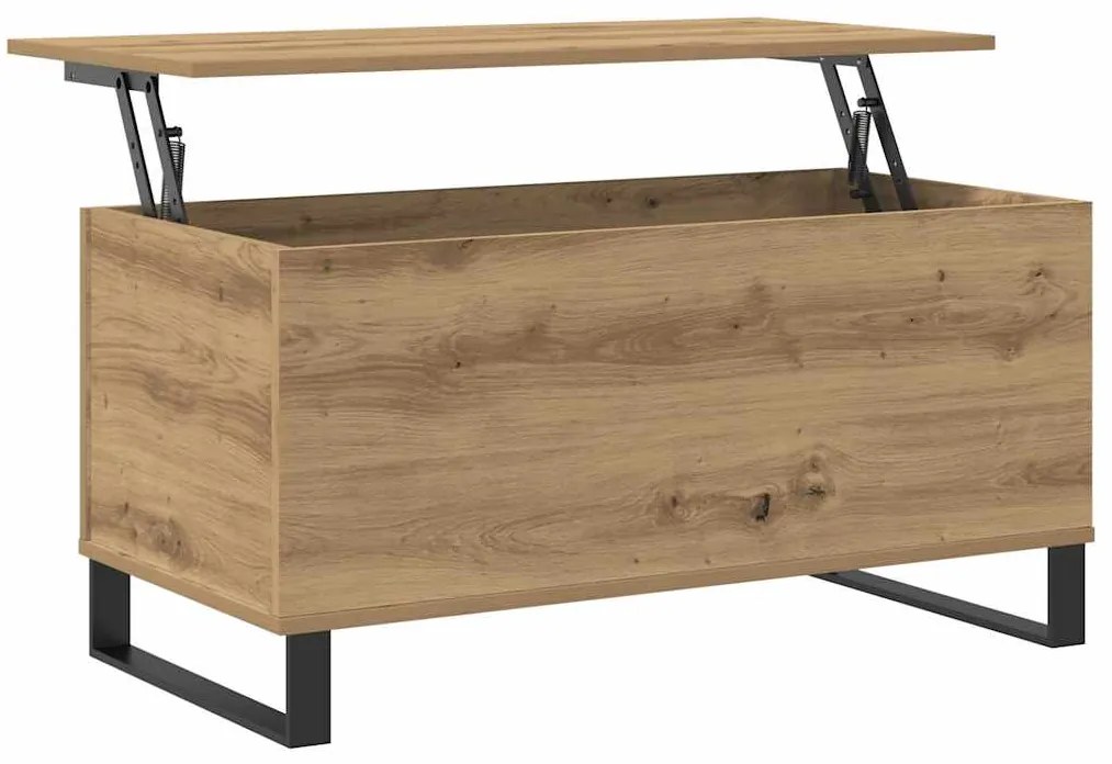vidaXL Τραπεζάκι σαλονιού Δρυς τεχνίτης 90x44,5x45 cm