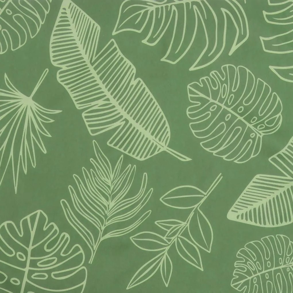 Μαξιλάρι Παλέτας με Σχέδιο Φύλλων 50 x 50 x 12 εκ. Υφασμάτινο - Πράσινο