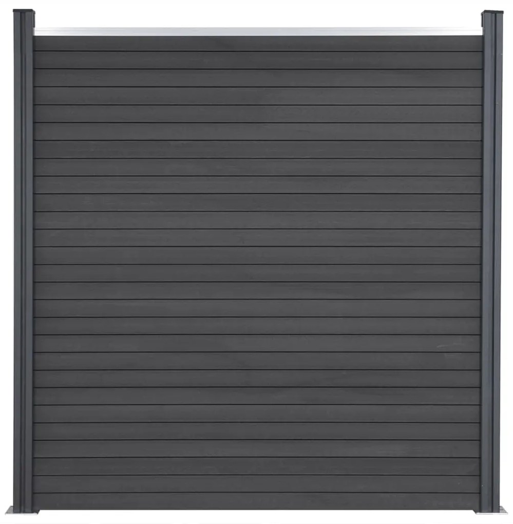 vidaXL Σετ Πάνελ Περίφραξης Καφέ 872x186 εκ. από WPC