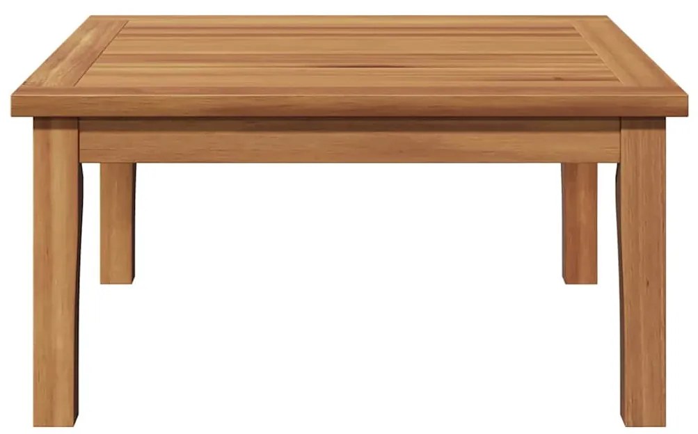 vidaXL Τραπέζι Κήπου Καφέ Μασίφ ξύλο teak