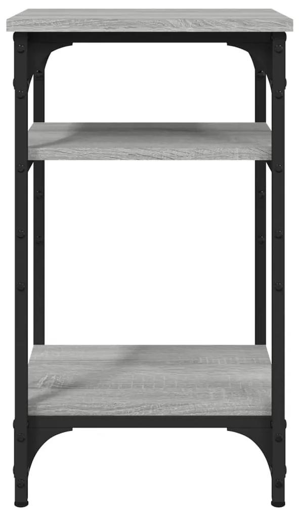 Βοηθητικό Τραπέζι Γκρι Sonoma 35x30x60 εκ. Επεξεργασμένο Ξύλο - Γκρι