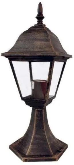 Φανάρι Επιδαπέδιο Φωτιστικό 60W Τετράγωνο Aca-HI6043R-Σκουριασμένο HI6043R