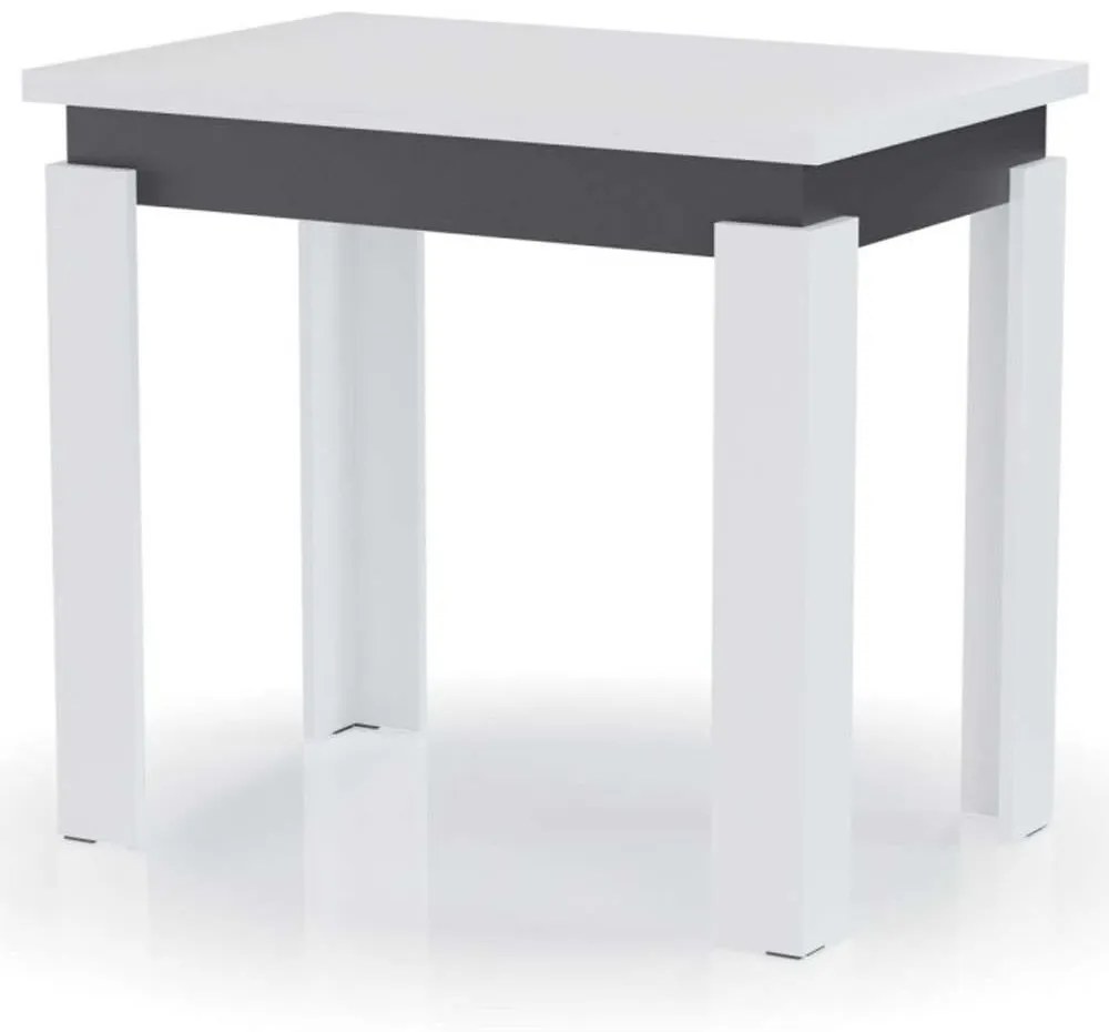 Τραπέζι Επεκτεινόμενο Family GR-TAB90-1 90x60x77cm White-Anthracite Μελαμίνη