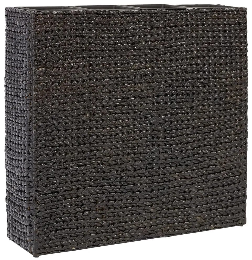 Ζαρντινιέρες Υπερυψωμένες 4 Γλάστρες Μαύρες Υάκινθο του Νερού 45576