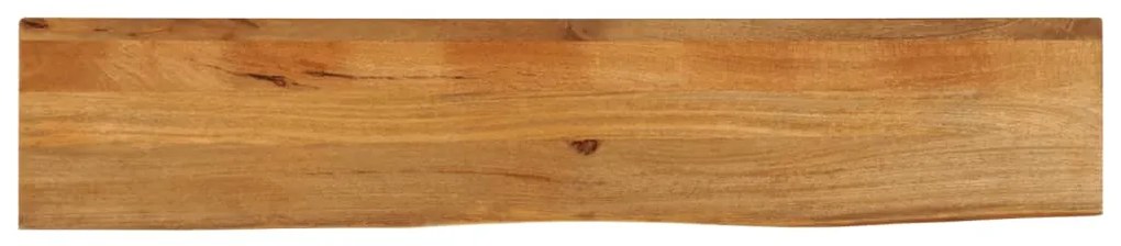 Επιφάνεια Τραπεζιού 180x30x3,8 εκ. Live Edge Μασίφ Ξύλο Μάνγκο