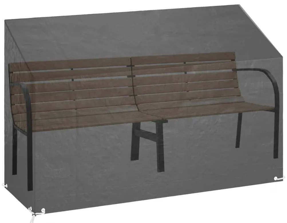 vidaXL Καλύμματα Πάγκου με 8 Κρίκους 2 τεμ. 190x70x70/88 εκ. Πολυαιθ.