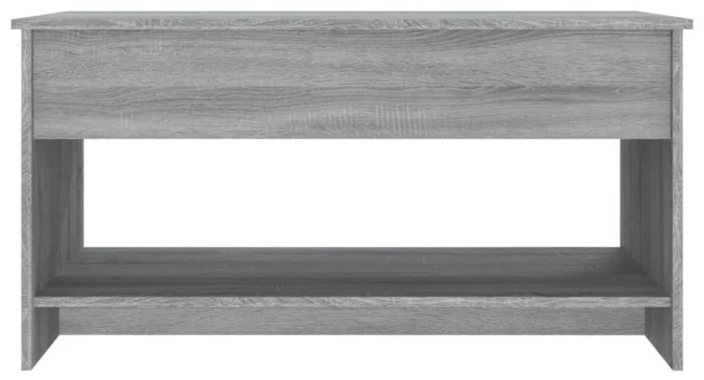 vidaXL Τραπεζάκι Σαλονιού Γκρι Sonoma102x50x52,5 εκ.Επεξεργασμένο Ξύλο