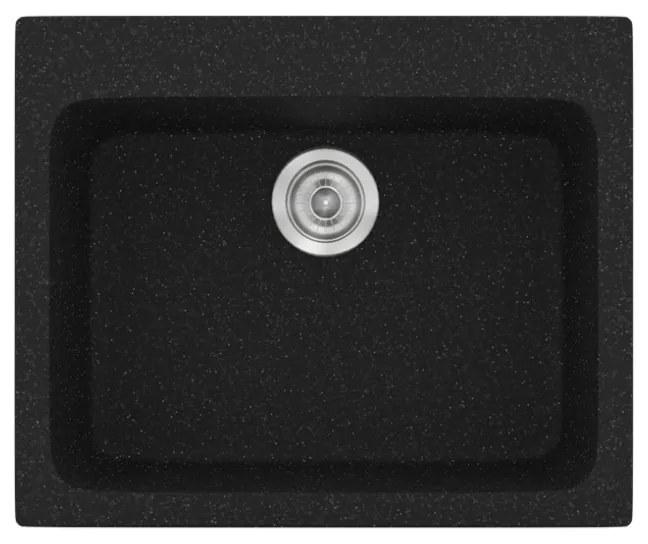 Sanitec Classic 331 Granite Black Ένθετος Νεροχύτης