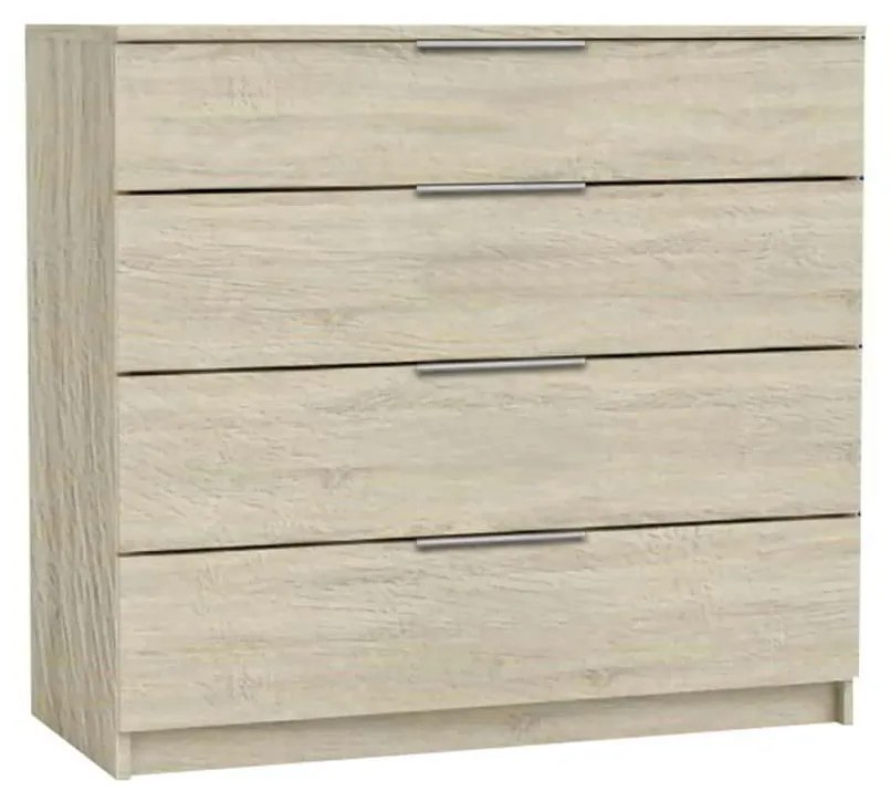 Συρταριέρα DRAWER 4-Σ 80x40x83cm Sonoma