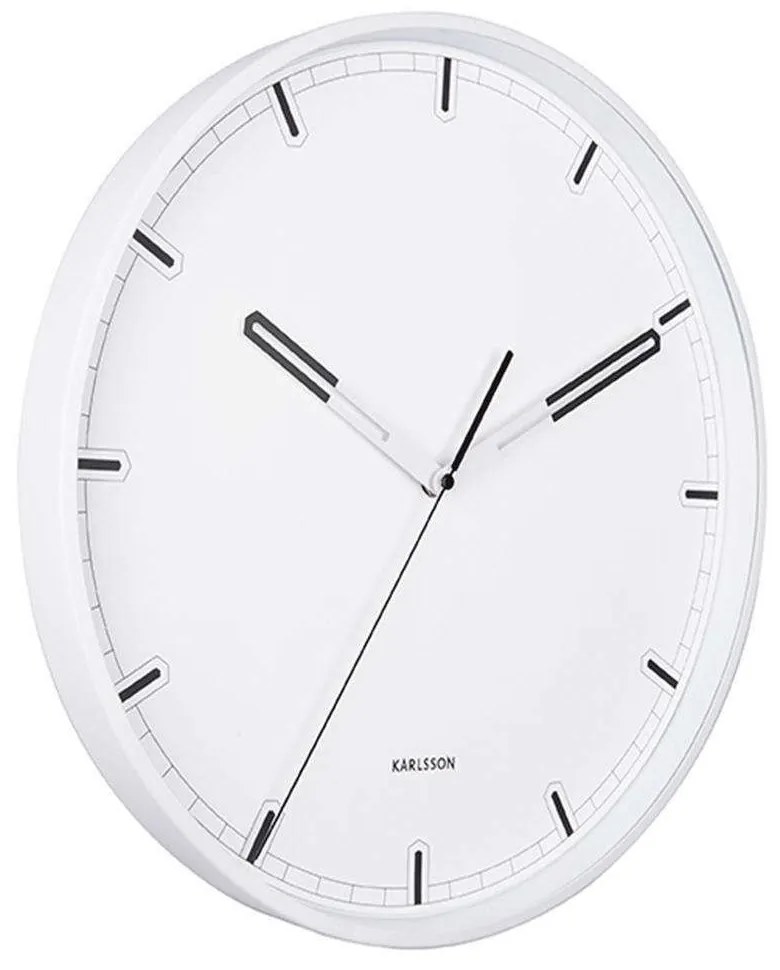 Ρολόι Τοίχου Dipped KA5775BK Φ40cm White Karlsson Metal