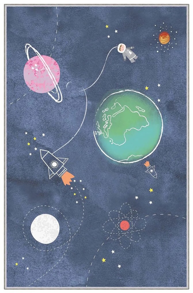 Χαλί Hmnt511 477HFT1829 Blue-Multi Conceptum Hypnose 100X150cm