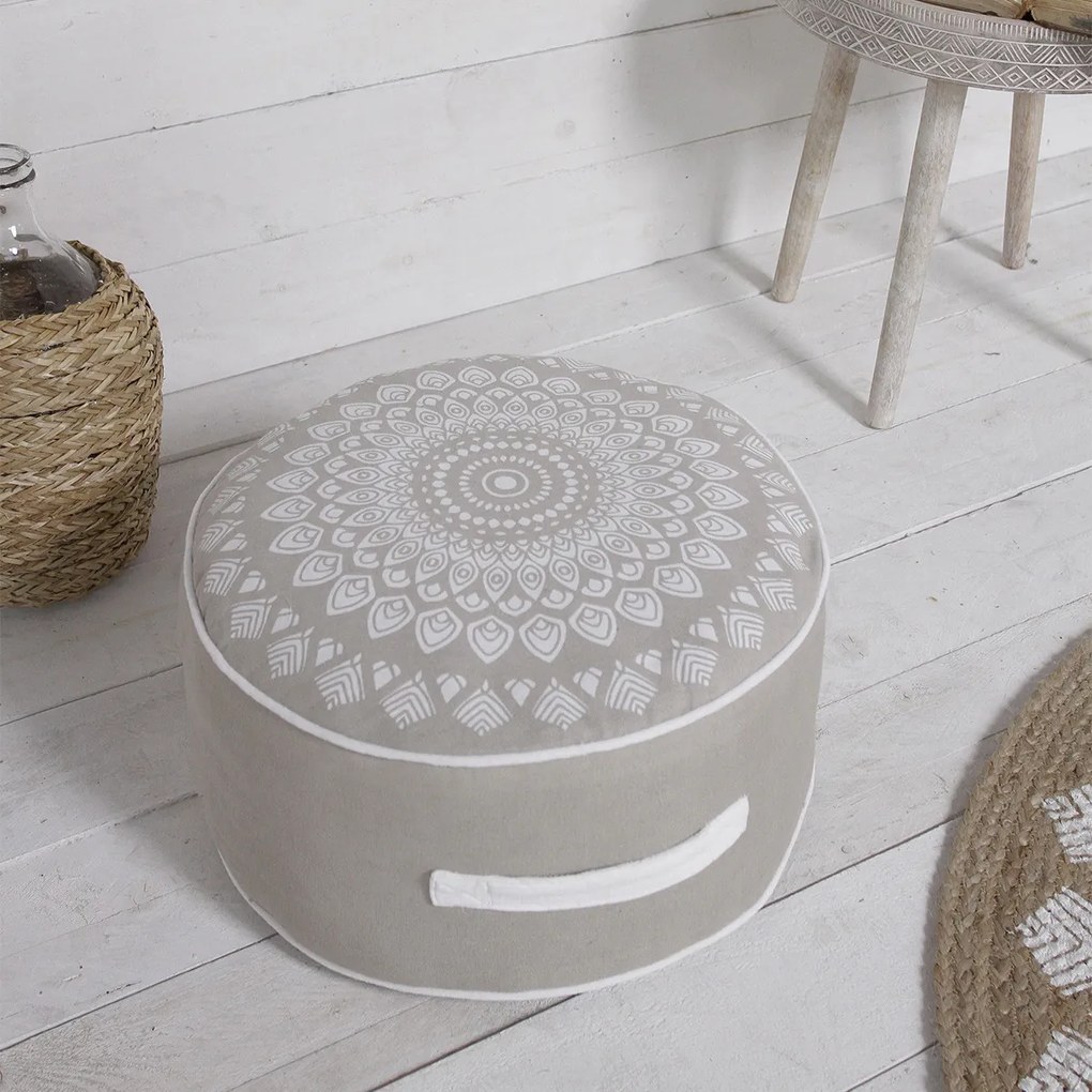 Πουφ Today Pouf 45/20 coton Karma SLOW LIFE