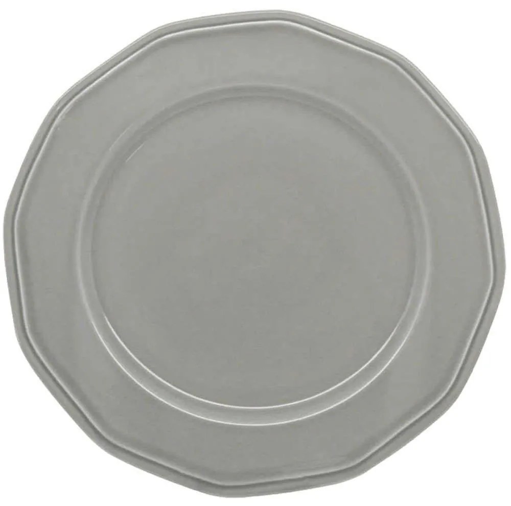 Πιατέλα Στρόγγυλη Premium Classic 8252-04 31cm Grey Ankor Porcelain