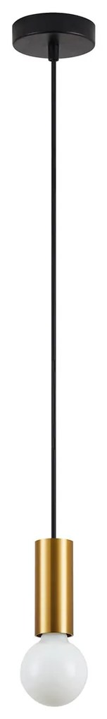 Φωτιστικό Οροφής Μονόφωτο Homelighting Adept Tube 77-8267 Gold Matt