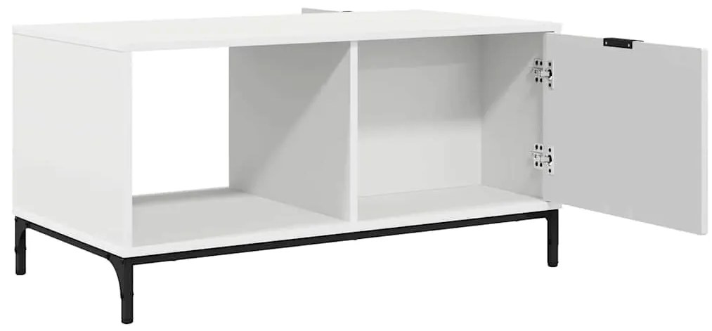 vidaXL Τραπεζάκι σαλονιού Λευκό 90 x 49 x 46 εκ. Επεξεργασμένο ξύλο