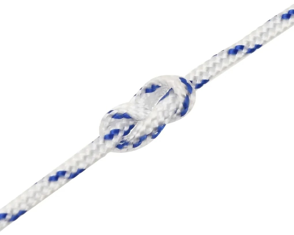 vidaXL Σχοινί Ναυτιλίας Λευκό 2 χιλ. 25 μ. από Πολυπροπυλένιο