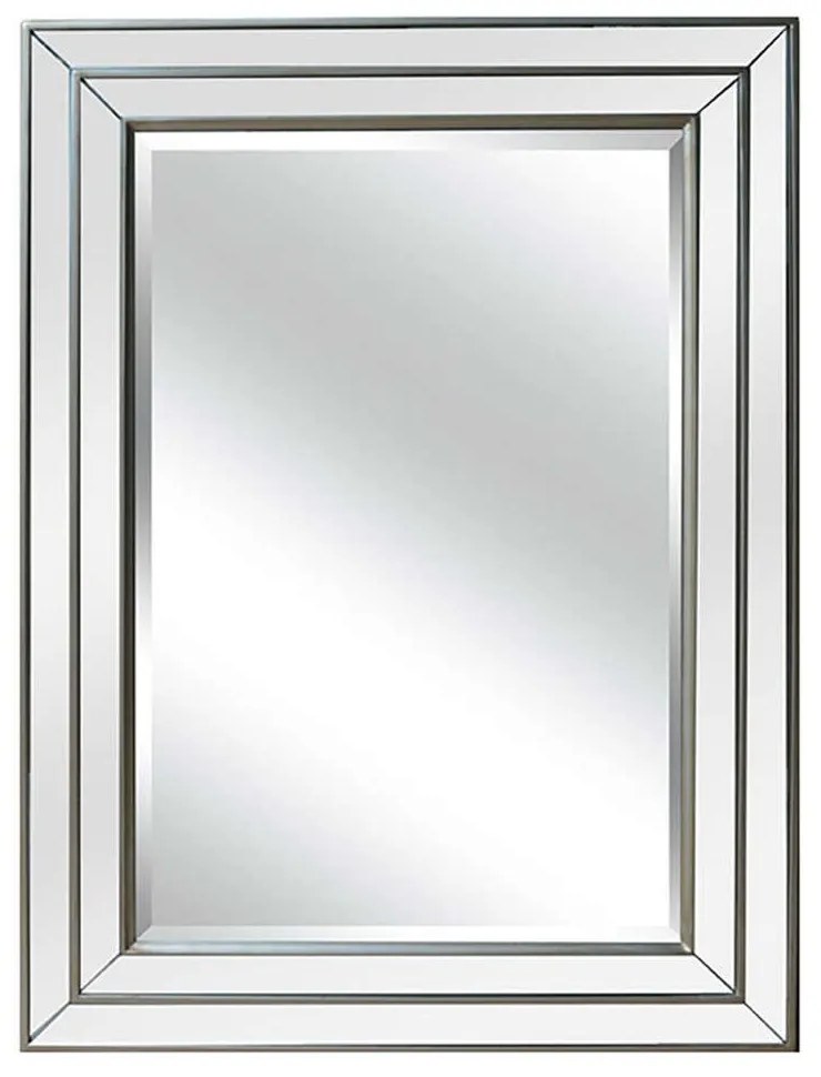 Καθρέπτης Τοίχου Livello 11-0262 80x110cm Champagne Wood, Glass