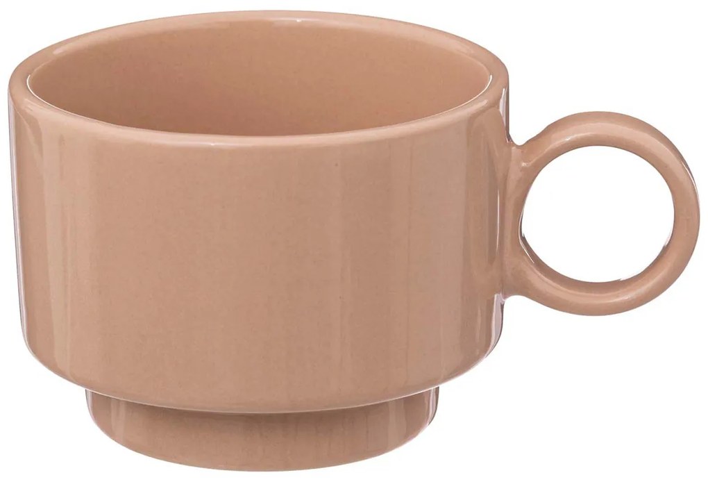 Φλυτζάνια Καφέ 100ml (Σετ 4τμχ) S-D Retro 194151B Beige