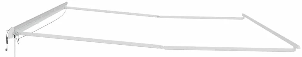 vidaXL Σκελετός Τέντας Λευκό 600 x 350 εκ Αλουμίνιο